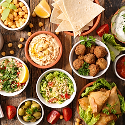 Plateau repas composé 